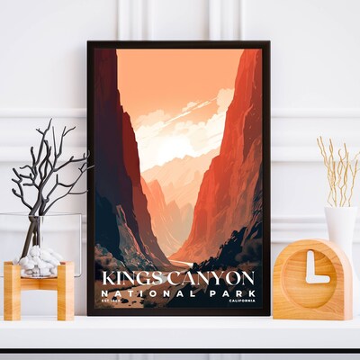 Kings Canyon National Park Poster, Travel Art, Office Poster, Home Decor | S3 - image5